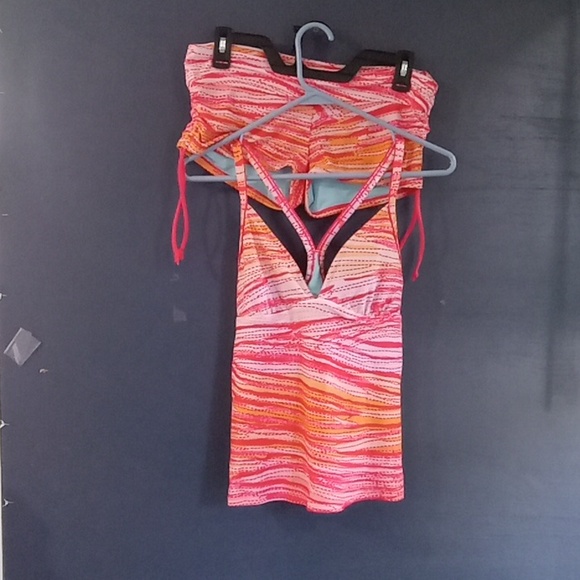 Athleta Other - Athleta swim wear suit bathing orange white size small